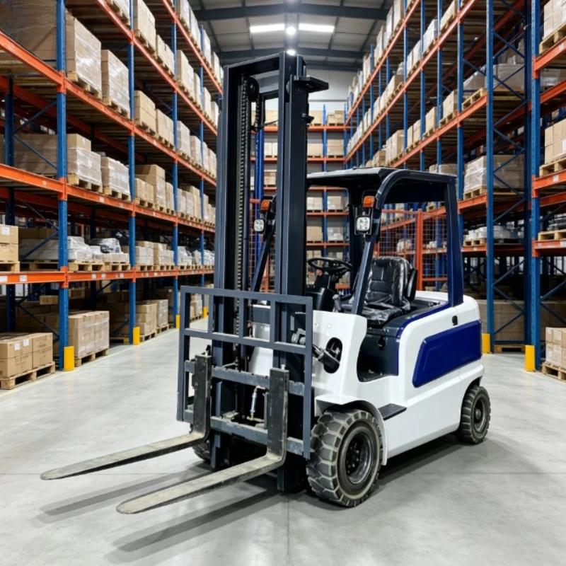 With Side Shifter 2-5 Ton 4 Wheel Electric Forklift Warehouse Efficient Smooth Cargo Stacking Vehicle