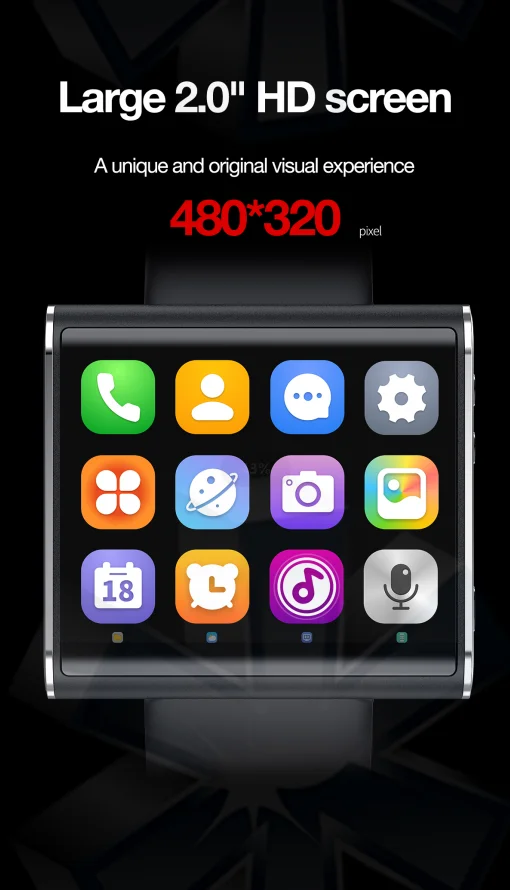 2024 New Design 4g Smartwatch With Sim Card Android 8.1 Gps Wifi Dual Camera Hombre 2024 Women Men Pgd Smart Watch