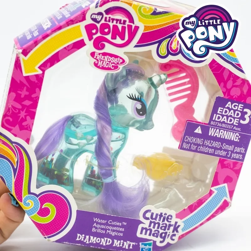 Hasbro My Little Pony Crystal Trasparente Anime Figura Esplora Equestria Twilight Sparkle Rarity Action Figure Giocattoli di modello