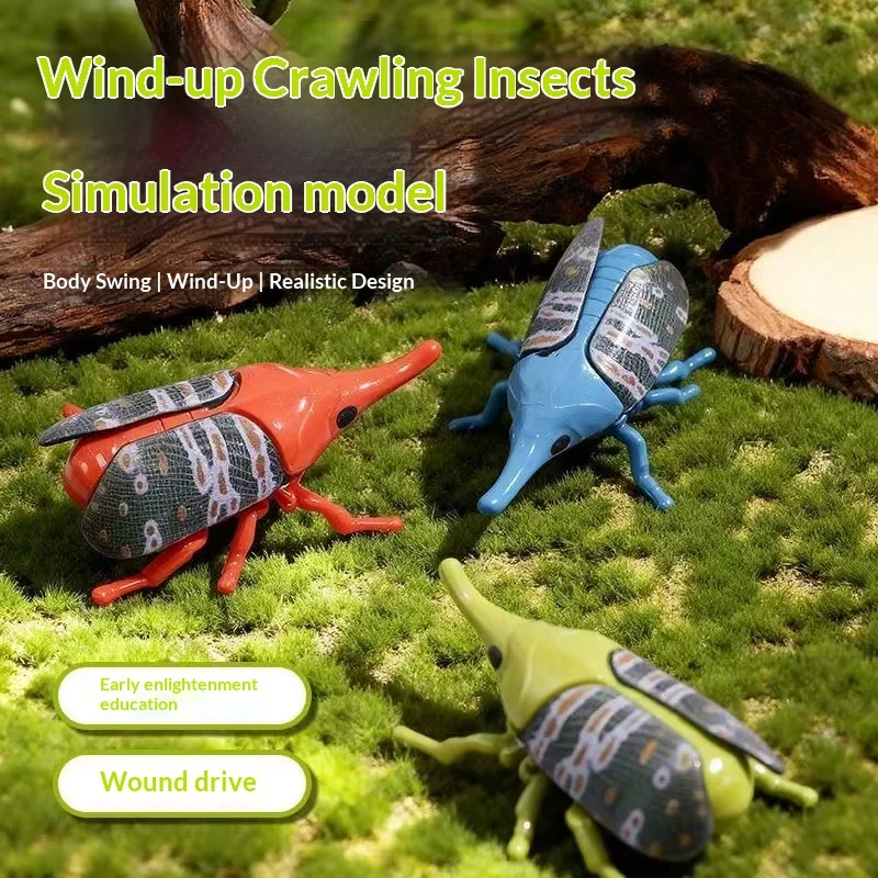 

Игрушечный механический жук, насекомое, имитация тли, аниматронная стрекоза, стрекоза с рогами, ползающая тли, модель игрушки