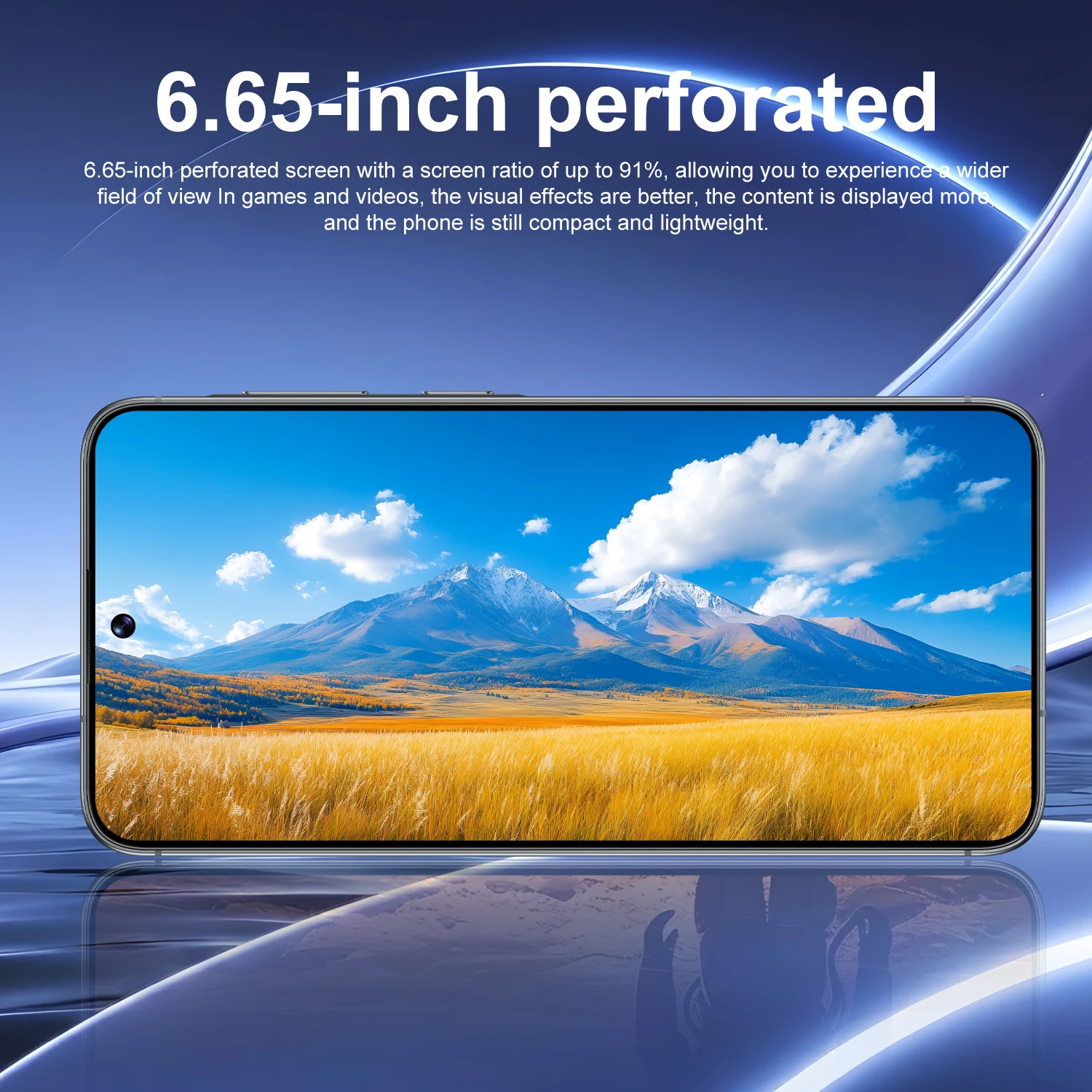 IVMI Global A57 Smartphone Pixel 8+16MP Android 12 6.65 Inch 4GB+64GB ROM Face ID 4G Network Google Play Store Mobile Phone view 5