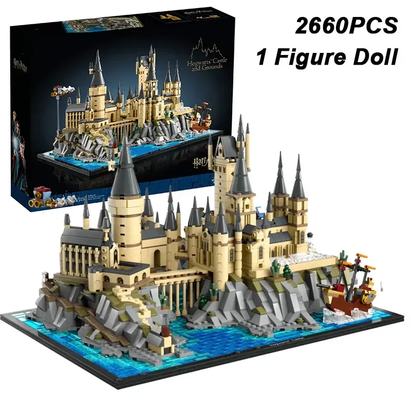 

2660PCS Creative Hogwarts Castle and Grounds Building Blocks 1 Figues Doll Construction Bricks Toy Gift For Children Kids