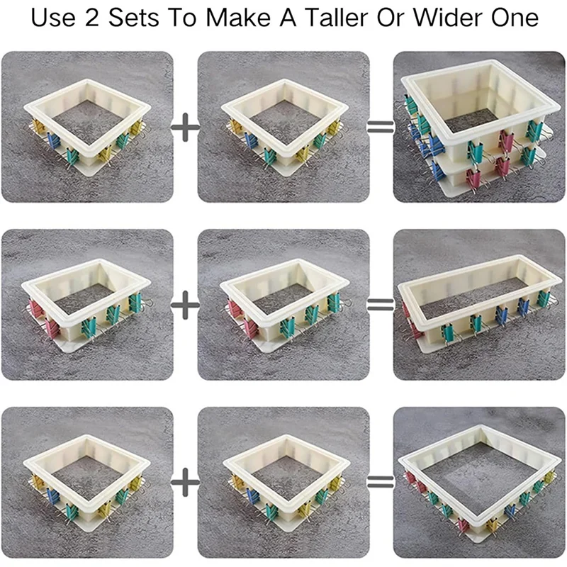 2025년 최고의 조절식 몰드 하우징 키트 (실리콘 몰드 제작용), 재사용 가능한 하우징 프레임 (실리콘 고무 몰드 제작용)