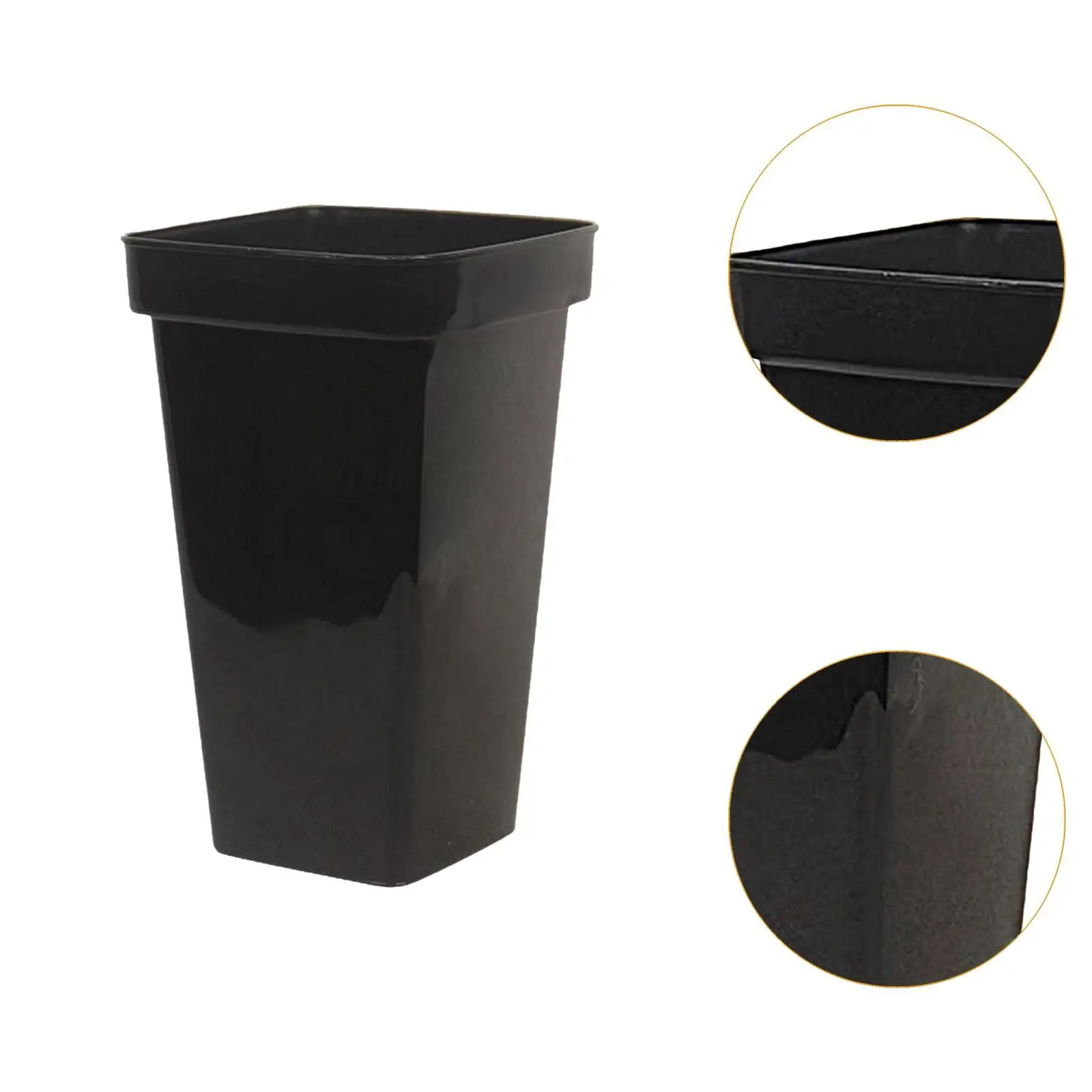 PP Floral Bucket Square Vase Flower Holder Accessory Versatile Lightweight for DIY Room Decoration Flower Container