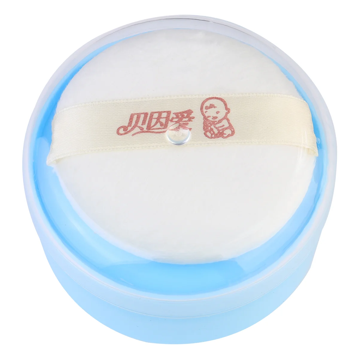 Dispenser Body Powder Box Bride Wigs for Kids Talcum Textile Cotton Baby Puff Container