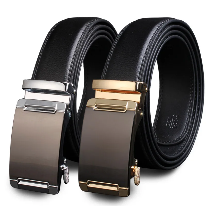 

Belt Men's Leather Automatic Buckle Luxury Designer Pants Waistband High-Quality Business Travel Personalized Versatile Belt