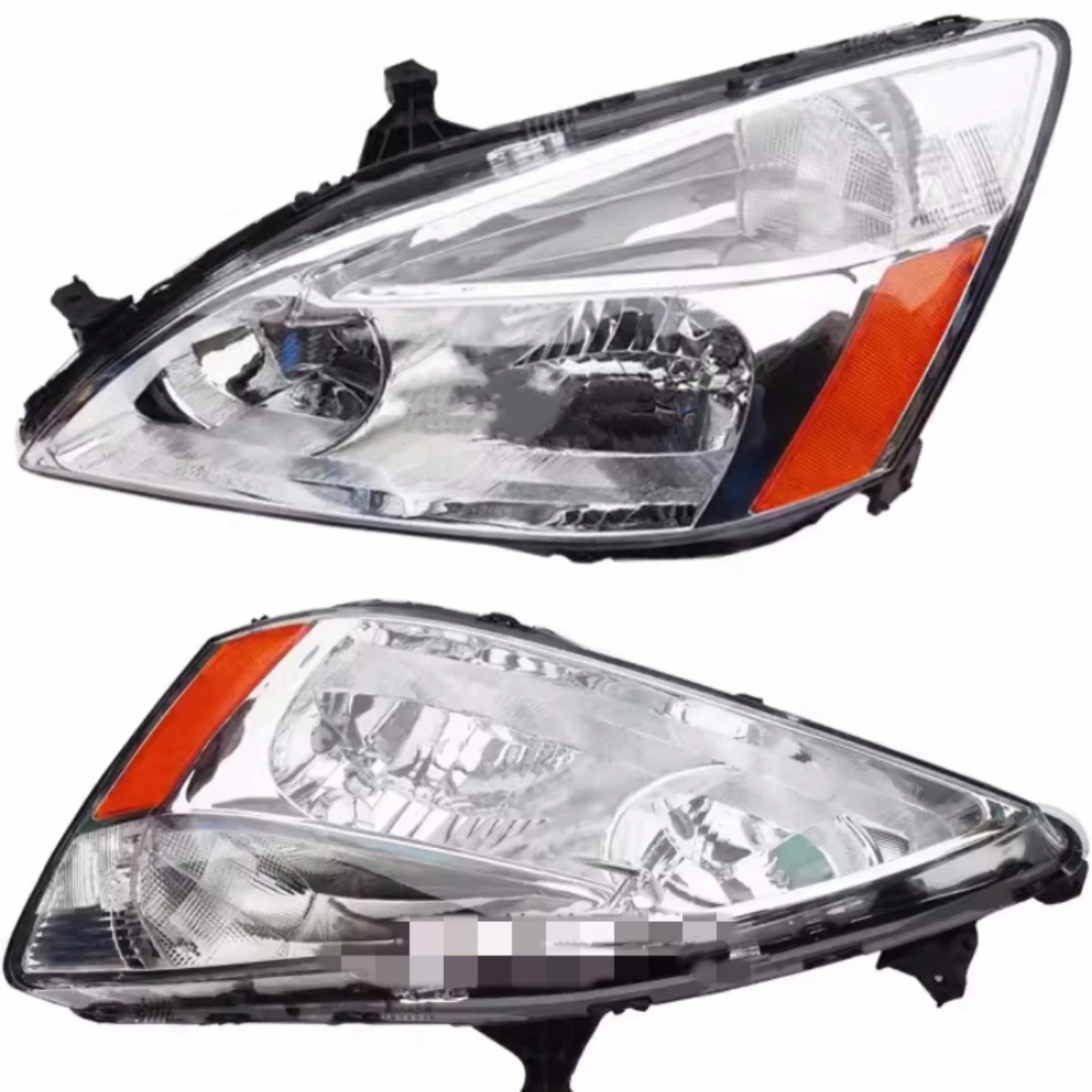 1 Pair Headlight Assembly for Honda Accord 2.4L 7th 03-07 modified Daytime running light Turn Signal Car Accessories