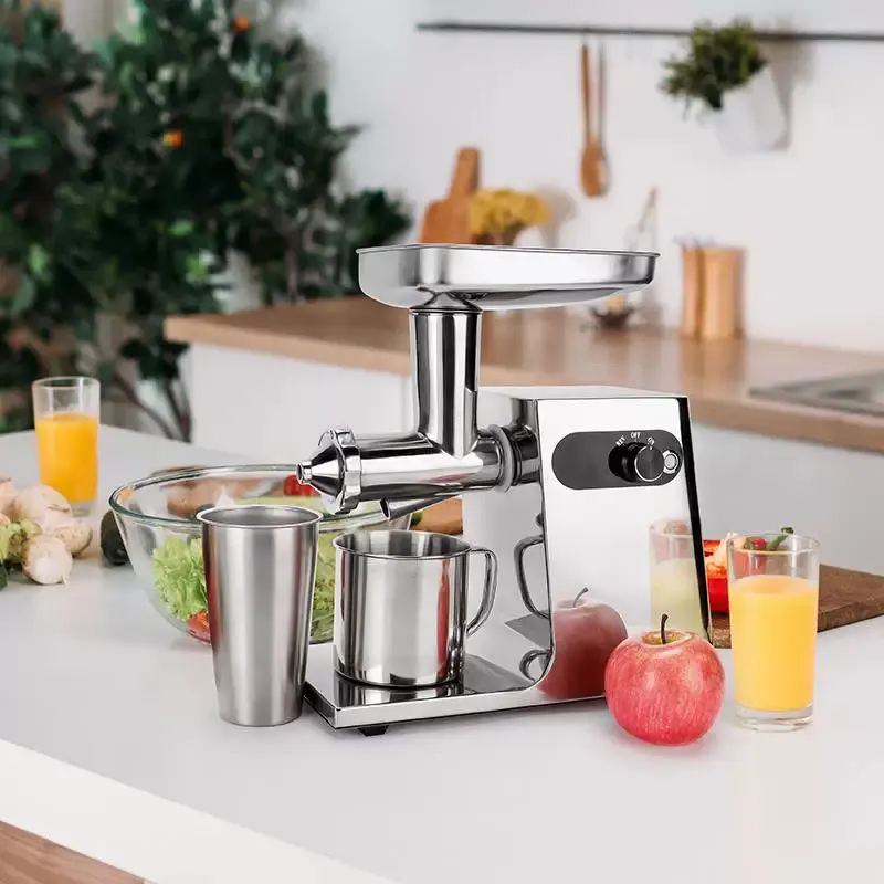 عصارة منخفضة السرعة آلة عصير الضغط البطيئة والباردة 200 واط عصارة المضغ الفاكهة والخضروات آلة عصير طازجة