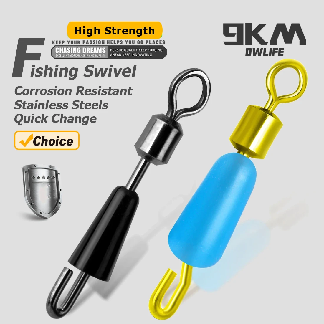 Carp Fishing Quick Change Swivels 15~30Pcs Fishing Line Connector Quick Link Snap Fishing Swivels for Fishing Accessories S#~L#