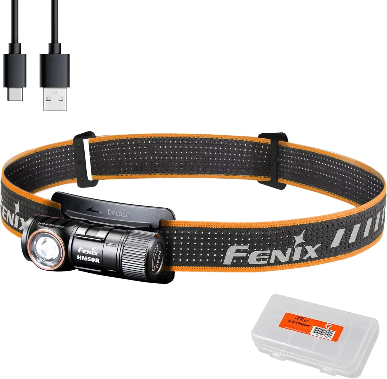 

700 Lumen USB-C Rechargeable Headlamp with White/Red Light, Lightweight for Outdoor Activities
