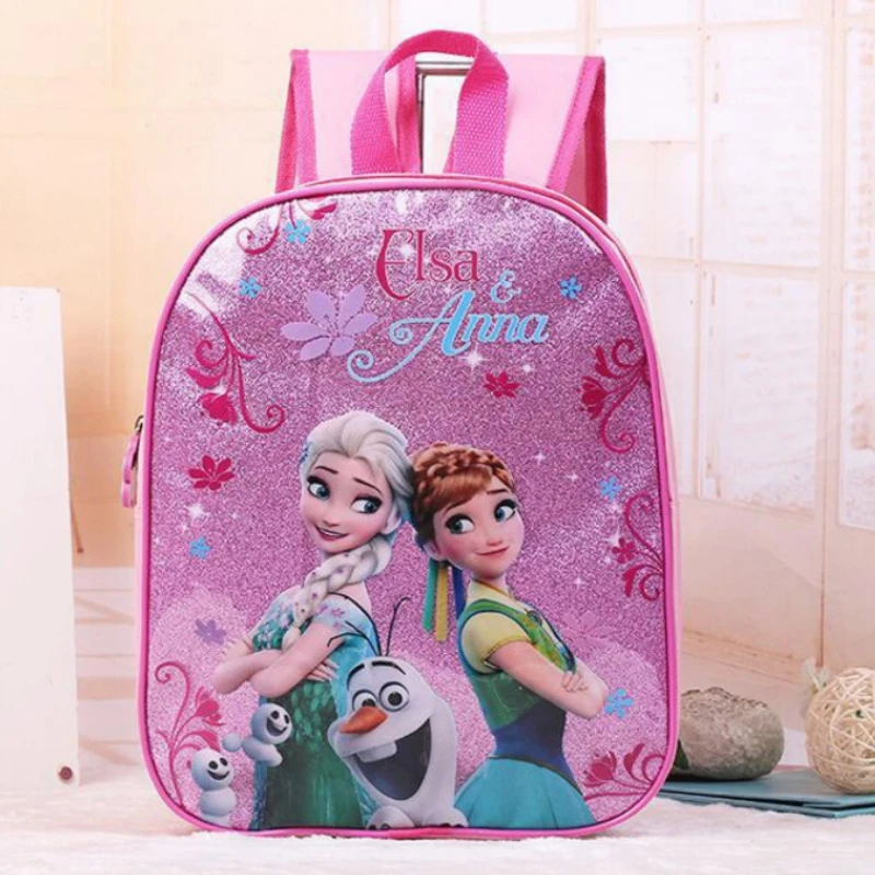 

Disney Frozen School Bag Kindergarten Kids Backpack Cartoon Anime Princess Elsa Anna Sofia Car McQueen Boy Girl Snack Bags Gifts