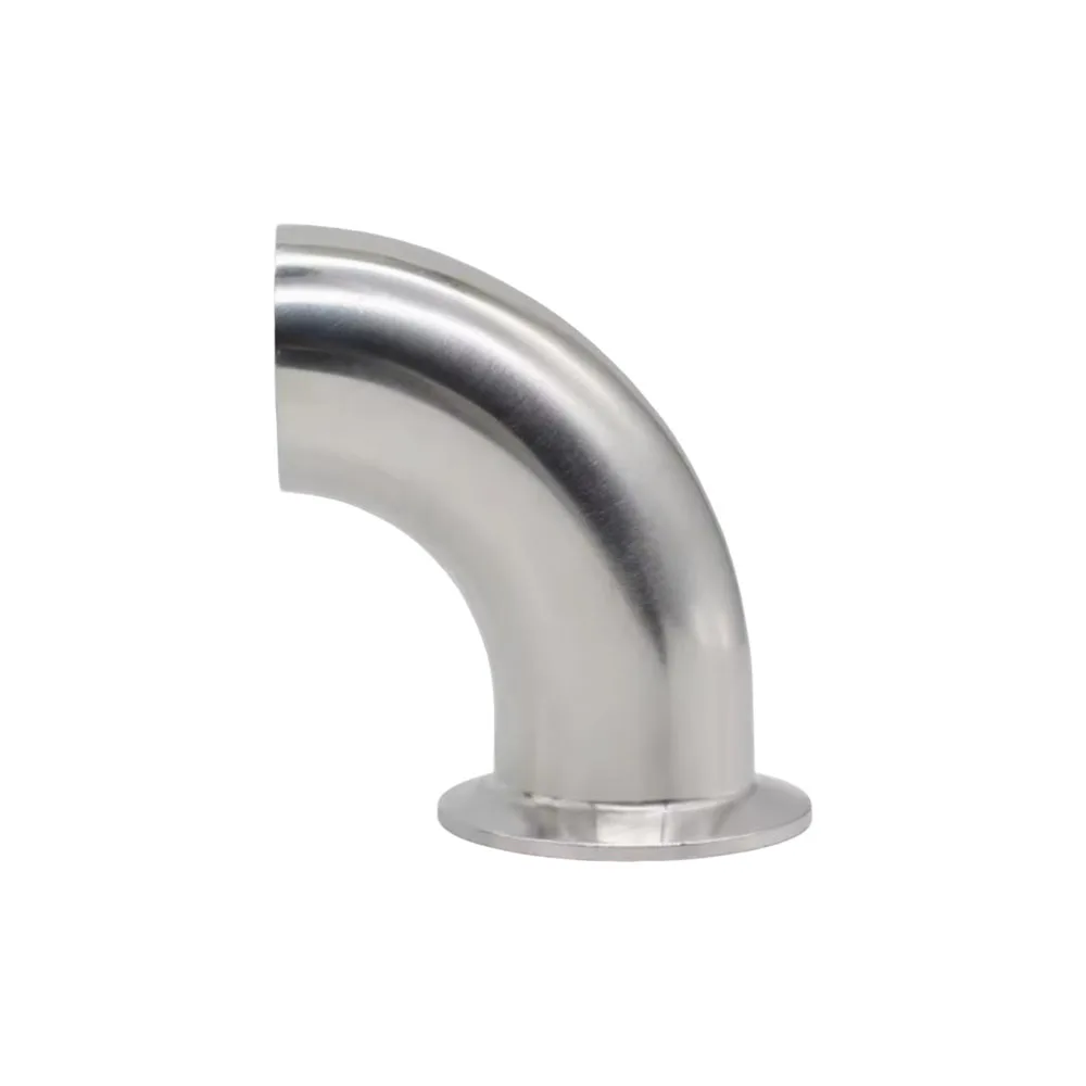 Tri Clamp 90 Degree Elbow 304/316L Stainless Steel Sanitary Pipe Fitting 19-108mm OD Homebrew Backwelded