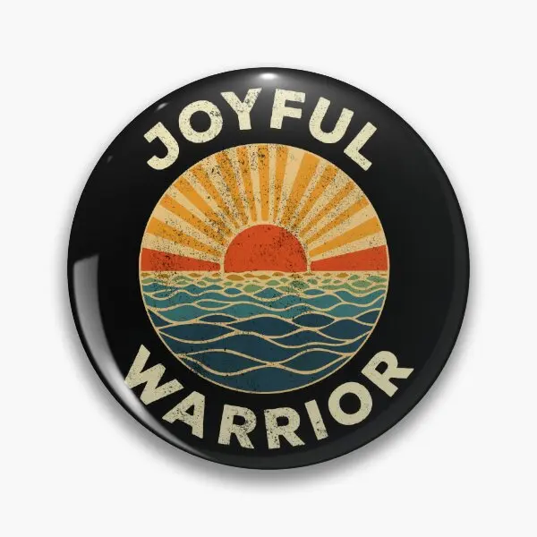 Joyful Warrior Kamala Harris Tim Walz 20  Soft Button Pin Funny Jewelry Cartoon Gift Lapel Pin Hat Cute Metal Clothes Lover