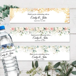 30pcs Custom Bottle Labels Stickers Customized Any Text Labels-personalized Sticker Birthdays Baptism Engagement Wedding Decor