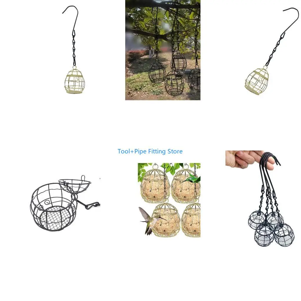 F92B SquirrelProof Bird Feeder FatBall Holder Backyard Bird Feeder Feeding Supply