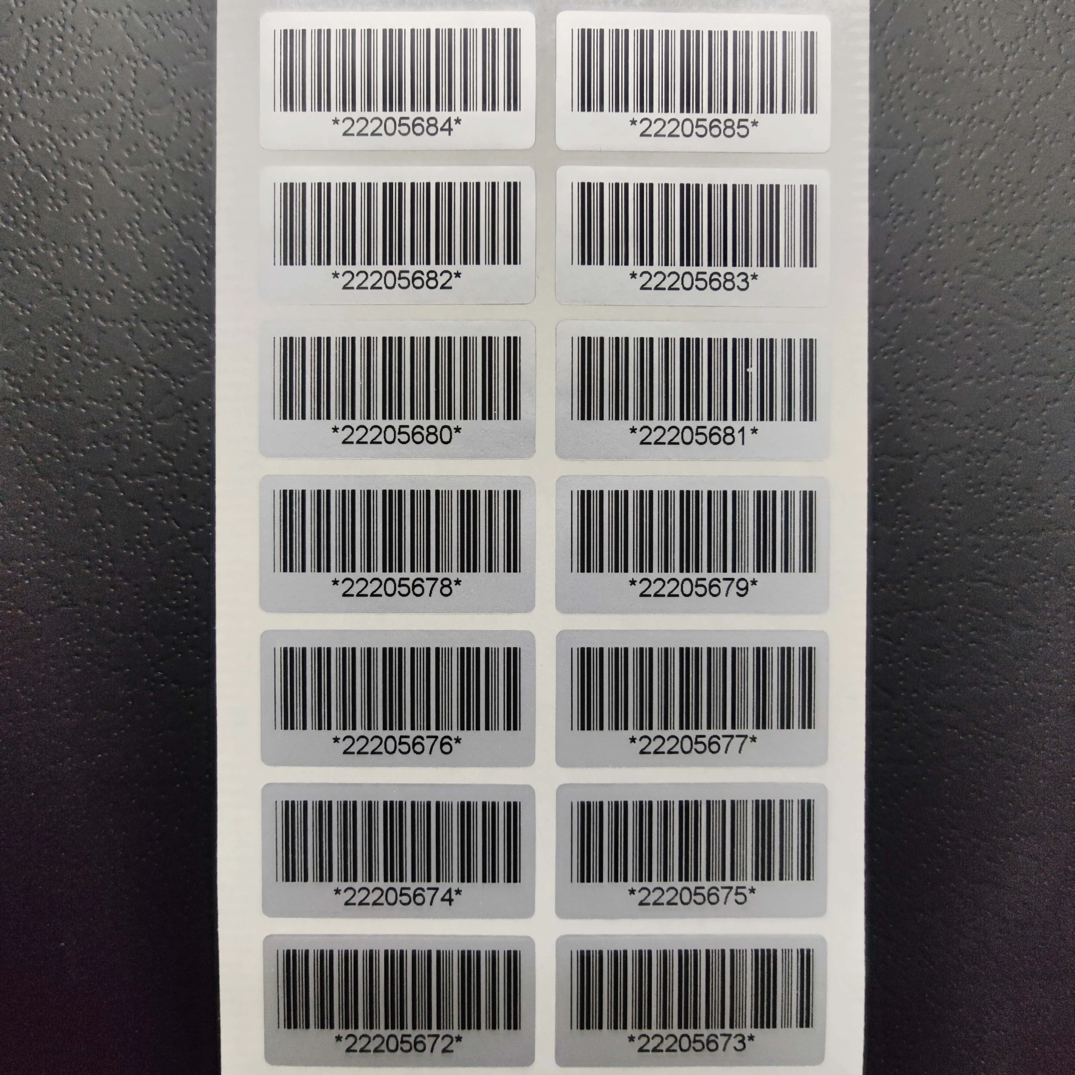 100PCS protection warranty sticker 30mm x 15mm security seal Tamper-proof warranty sticker Serial number Barcode sticker