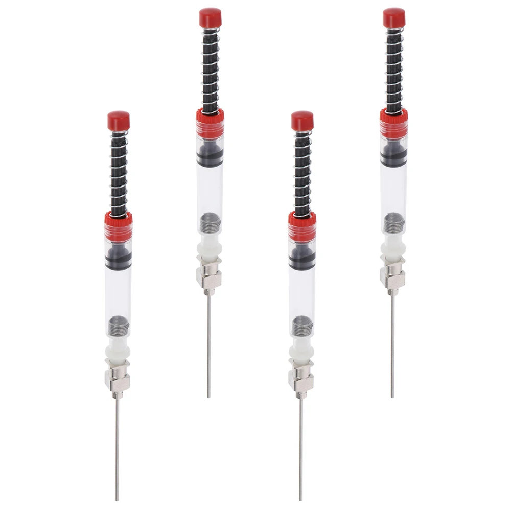 4 Pcs Fountain Pen Converter Stainless Steel Ink Refill Assistant Compact Lightweight Portable Student Supplies