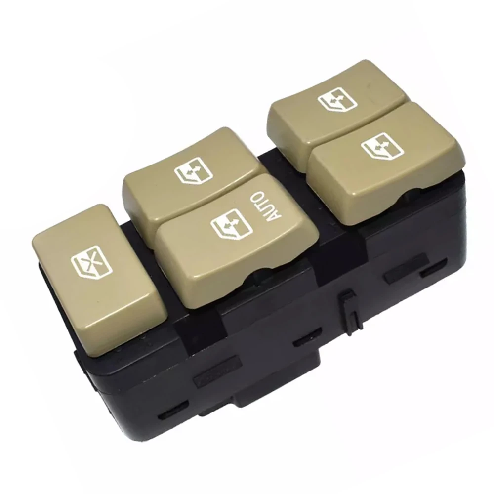 Compatible con Buick Rendezvous (solo para modelos LHD) Interruptor maestro de elevalunas eléctrico de 12 pines Interruptor de elevalunas eléctrico delantero izquierdo