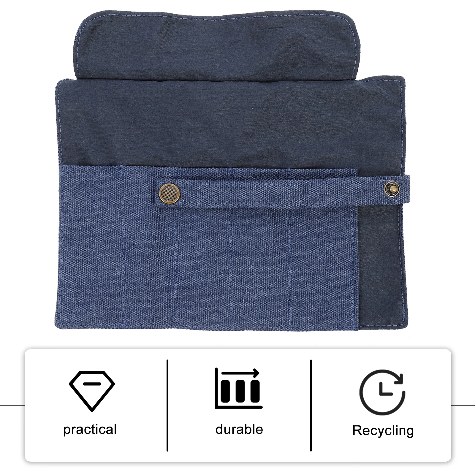 

Canvas Watch Storage Bag Lightweight Travel Case for Men Jewellery Pouch Non Fading Portable Organizer