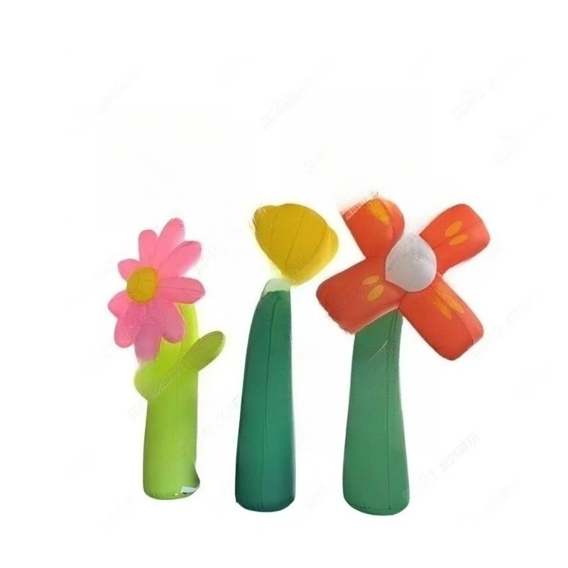 Large Inflatable Flower Cartoon, Outdoor Mall, Decorative Set, Cactus
