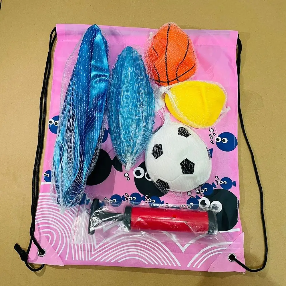 15/16/22cm PVC Inflatable Football Thickened Small Mini Inflatable Beach Ball 10 Styles Parent-Unisex Games Basketball