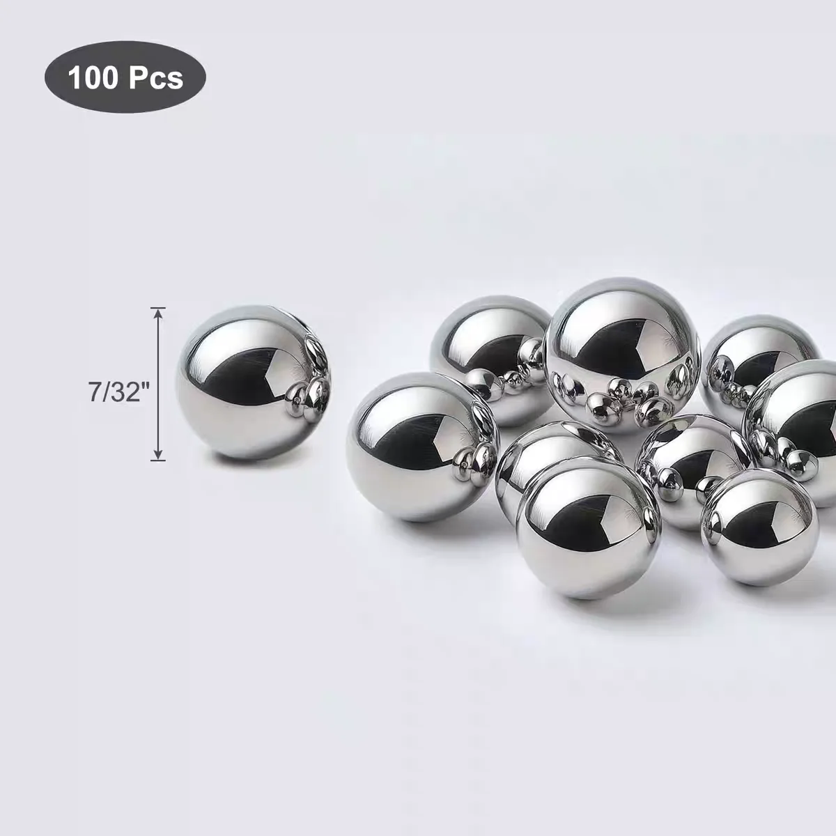 304 Stanless Steel 30/100pcs Pack Mixing Ball for Painting for Model Making all Kinds of Paints Hobby DIY Tool