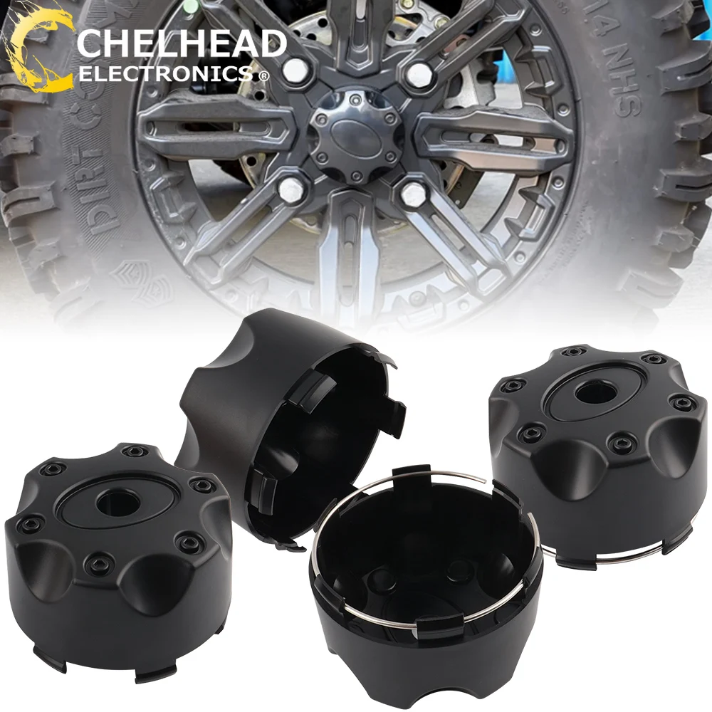 

Tire Wheel Hub Dust Rim Cap Covers Black UTV Accessories for Polaris Sportsman Ranger RZR ACE 1521509-521