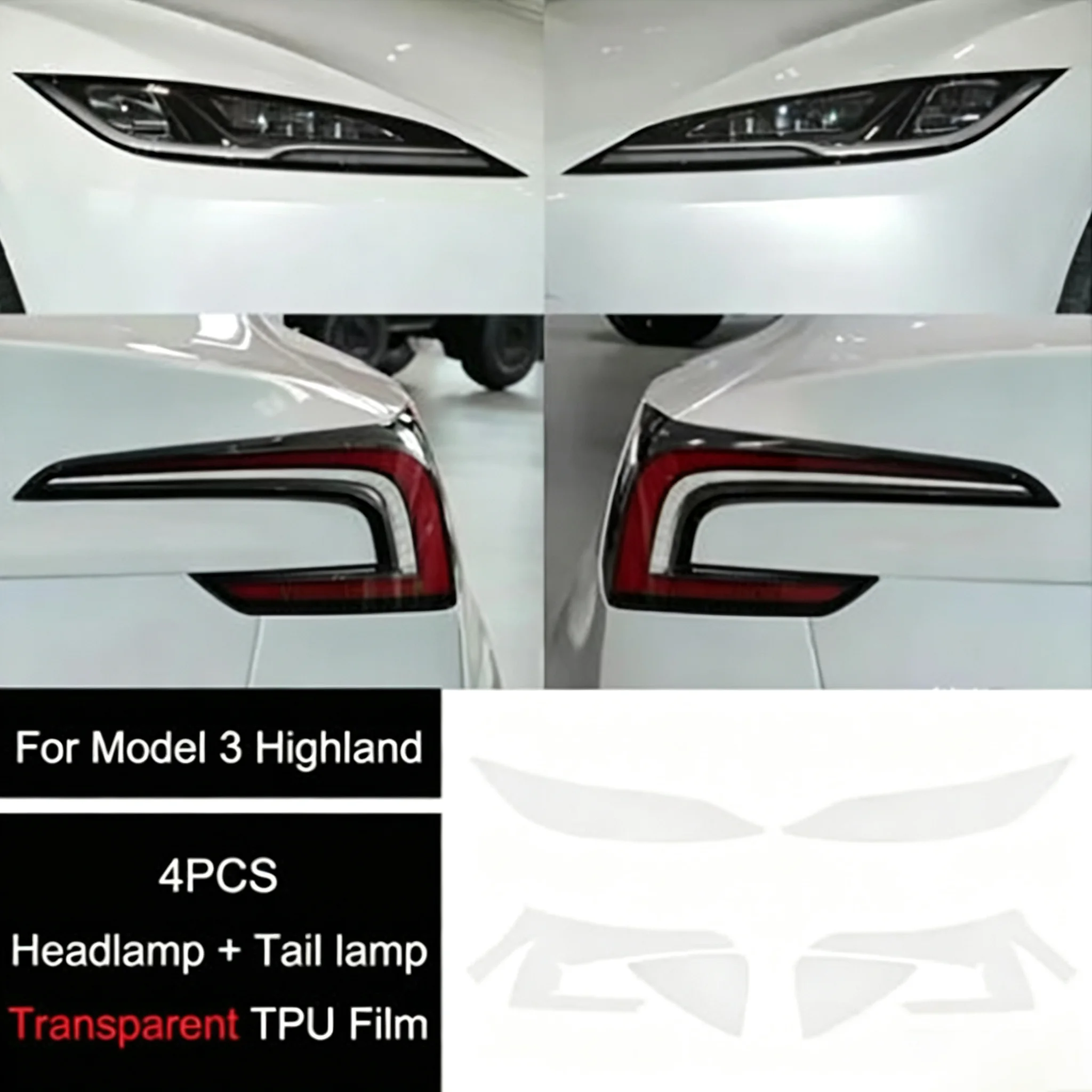 Transparent 4PCS