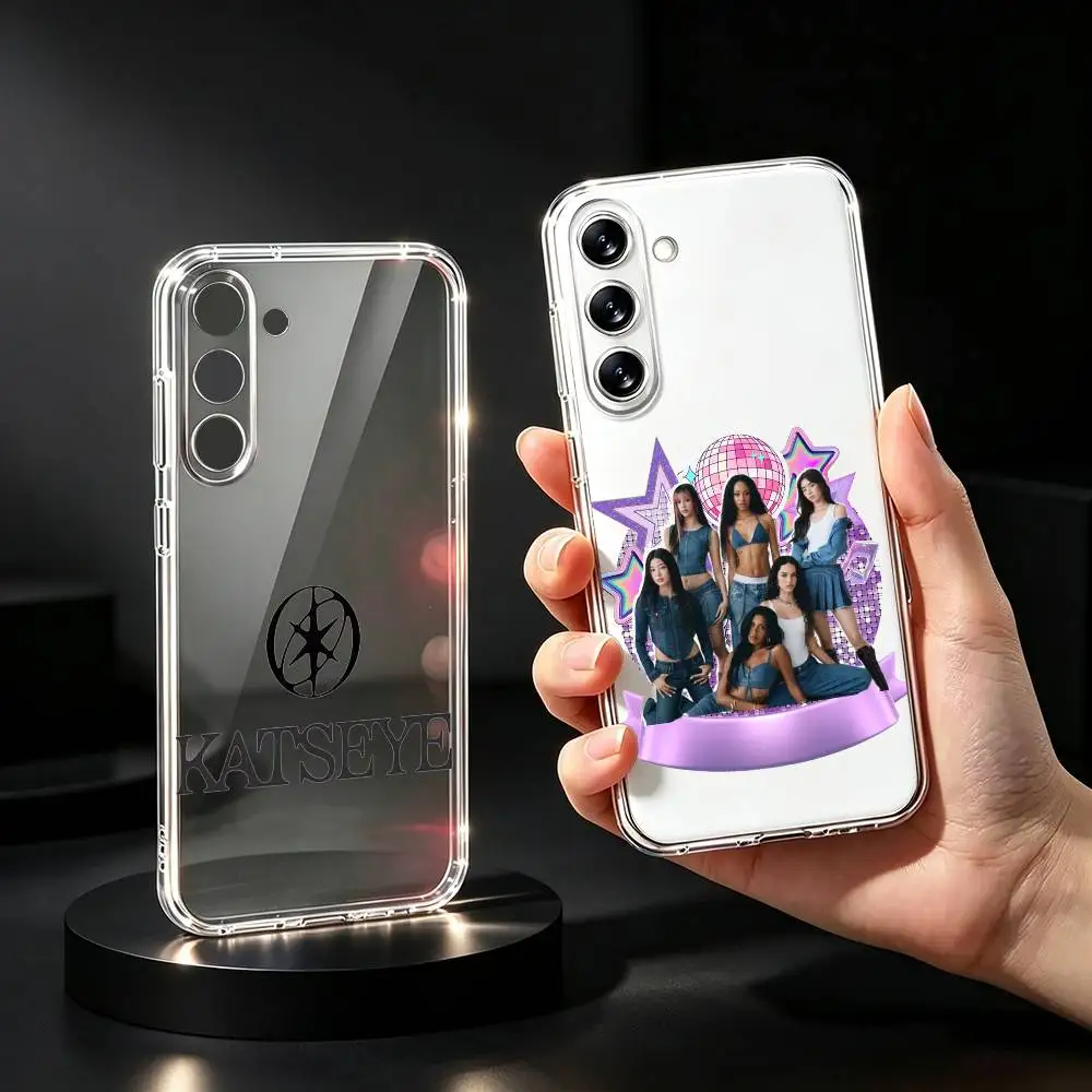 Hot K-KATSEYE Music Group Phone Case Silicone Soft for Samsung Galaxy A73,A72,A71,A70,A53,A52,A51Cover
