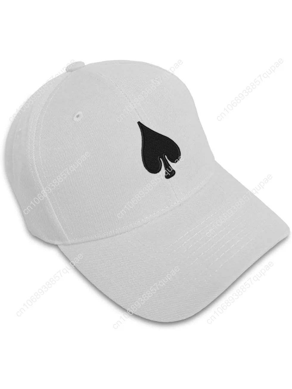 

Custom Baseball Cap Spade Embroidery Poker Acrylic Dad Hats for Men & Women