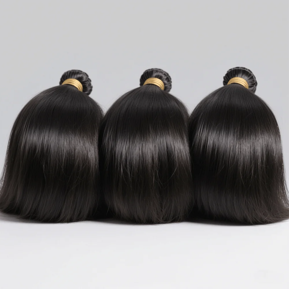 

8-32 Inch Bone Straight Human Hair Weave Bundles 12A Brazilian Natural Color 100% Remy Human Hair Extension 1 3 4 Bundles Weft