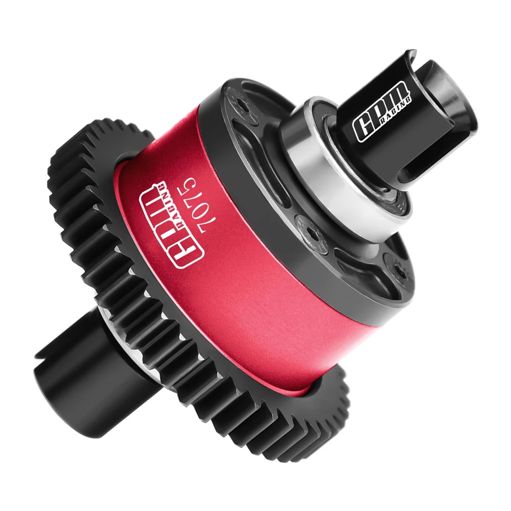 GPM – ensemble de différentiels centraux en acier métallique 46T 1.0M, 9585 pour TRAXXAS 1/8 SLEDGE 6S MONSTER TRUCK 95076 – 4, pièces de mise à niveau de voiture RC