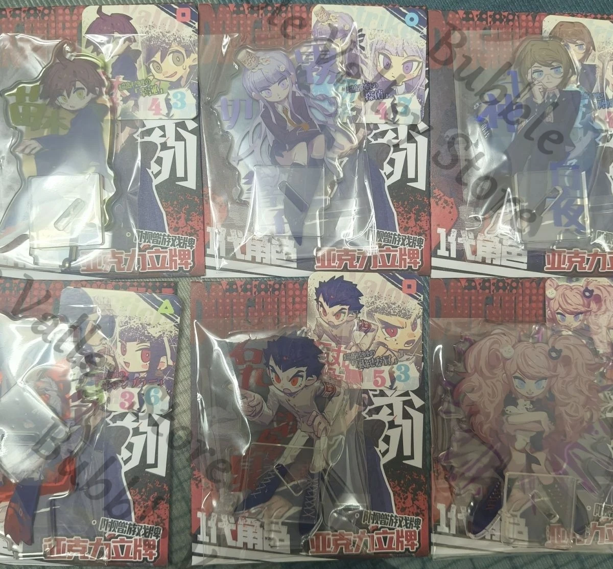 أنيمي دانغانرونا توغامي باياكويا كيريجيري كيوكو نايجي ماكوتو تأثيري الاكريليك الشكل حامل الكرتون الدائمة علامة تزين هدية عيد الميلاد