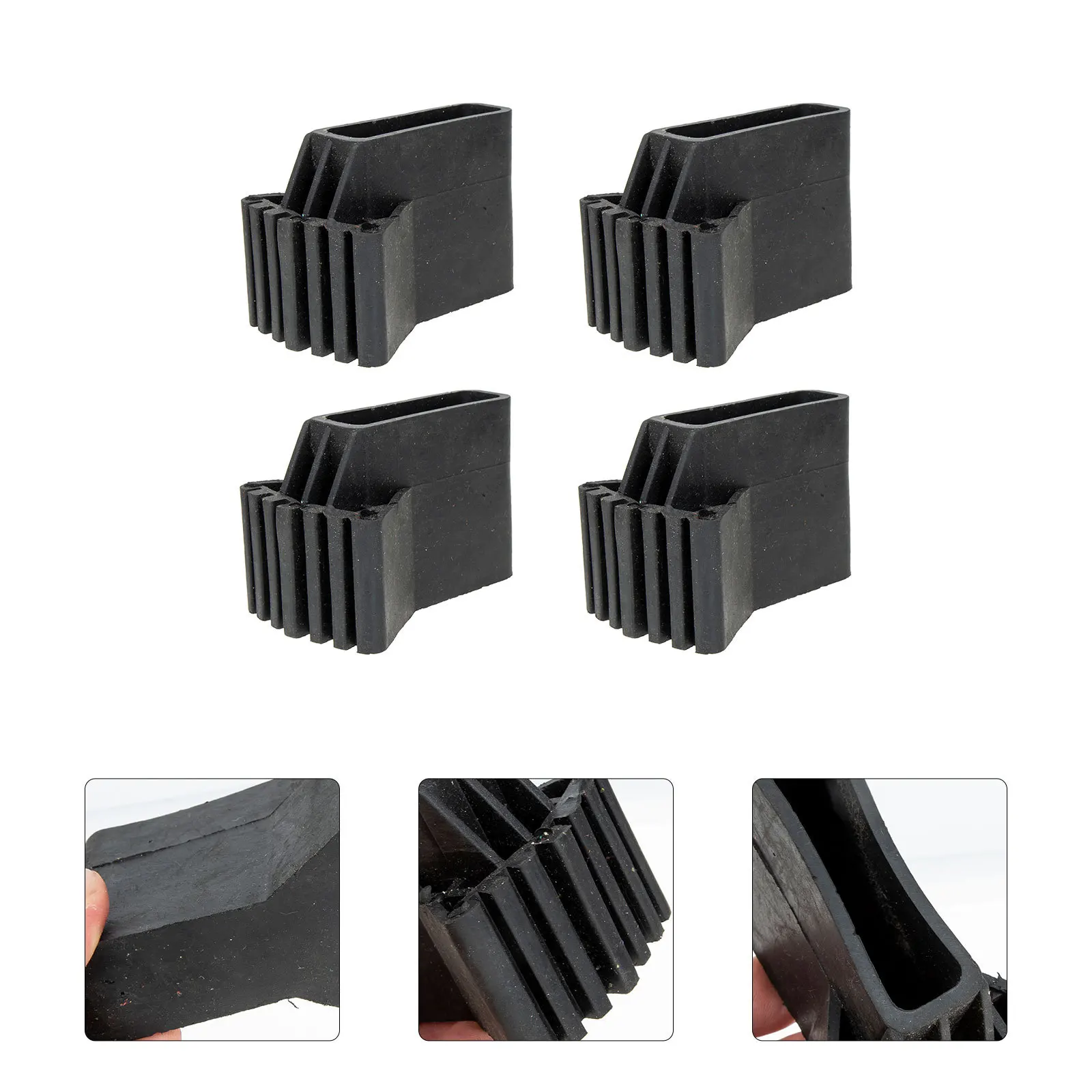 

4Pcs Ladder Feet Covers Non-Slip Rubber Pads Durable Accessories for Home and Construction Sites Ladder Feet Cover
