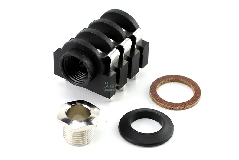 TRS Stereo Große Drei Kern 6,35mm Metall Buchse Audio Panel Montage Stecker 1/4 TRS PCB Direkte Löten Buchse NYS215 – Detail 13