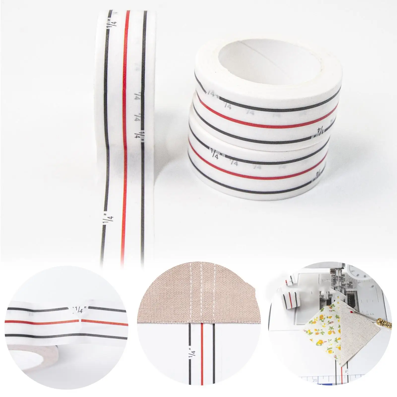 Sewing Basting Tape Straight Diagonal Seams Tapes Instruction Tool For Patchworks Sewing And Diagonal Seam Positioning
