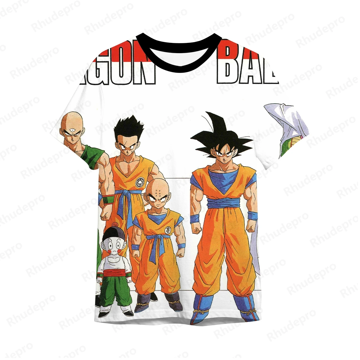 تأثيري بلايز تي شيرت قصير لعبة دراغون بول موضة الرجال الأطفال Harajuku نمط المحملة الرجال جوكو المتضخم الاتجاه كم جديد Y2k #3