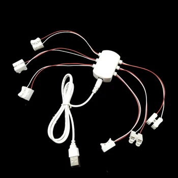 5V USB AC/DC Adapter Netzteil mit 6/12 Ports Ausgang Eisenbahn Layout/Eisenbahn Layout/Zug Layout/Straßenlaterne Layout Diorama