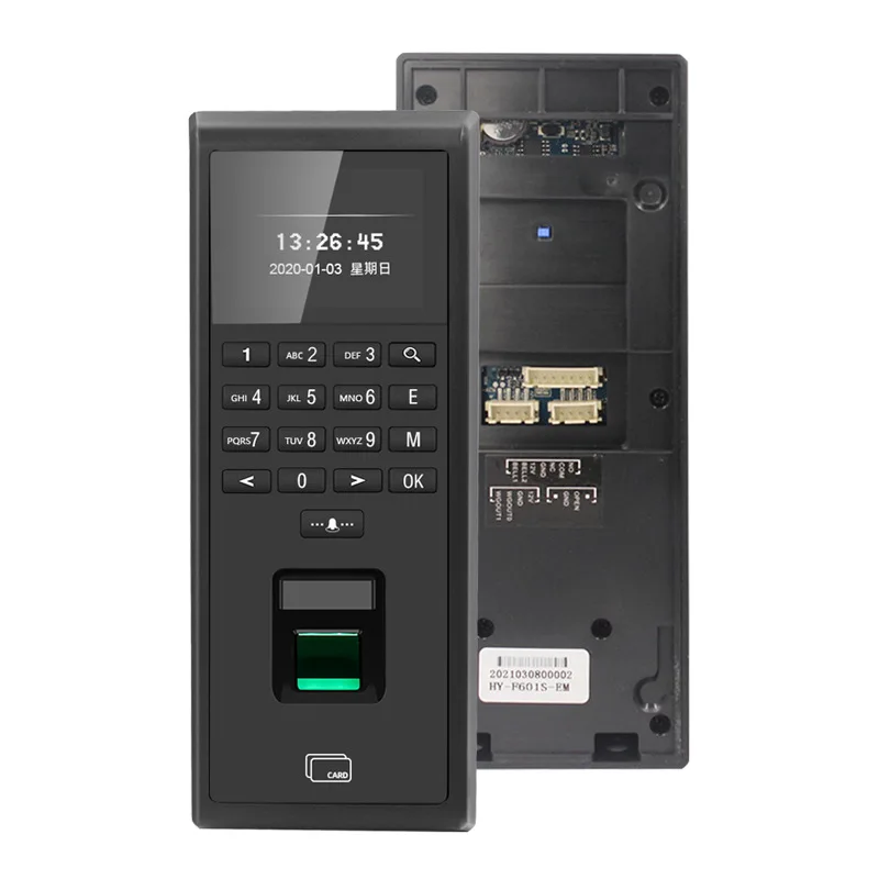 F601S Fingerprint Password Swipe Card controllo accessi ID/ IC Dual Frequency Swipe Card Access Controller