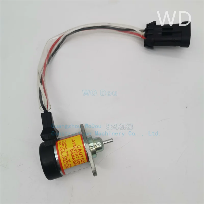 1G577-60011 Flameout Solenoid Valve 6689034 Suitable for Kubota Woodward Excavator/Harvester Spare Parts