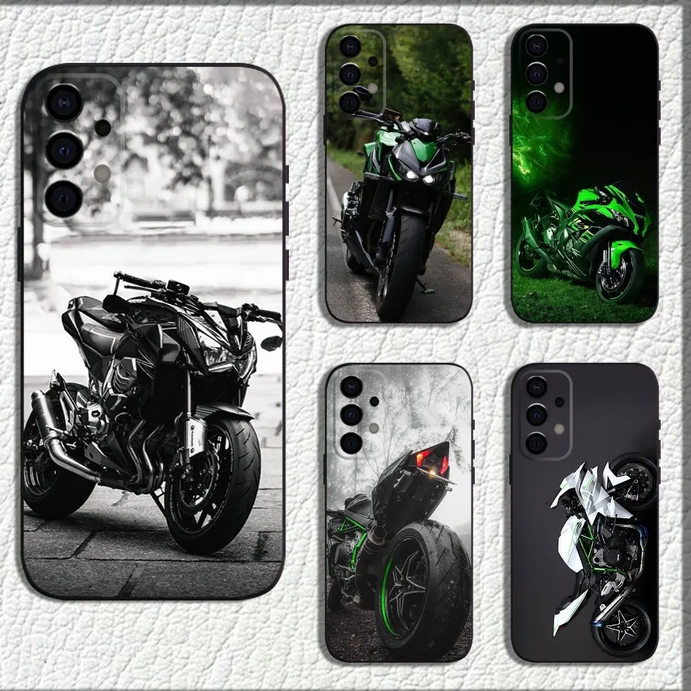 Sport Bike K-Kawasakis Phone Case For Samsung Galaxy A13,A21s,A22,A31,A32,A52,A53,A71,A80,A91 Soft Black Shell