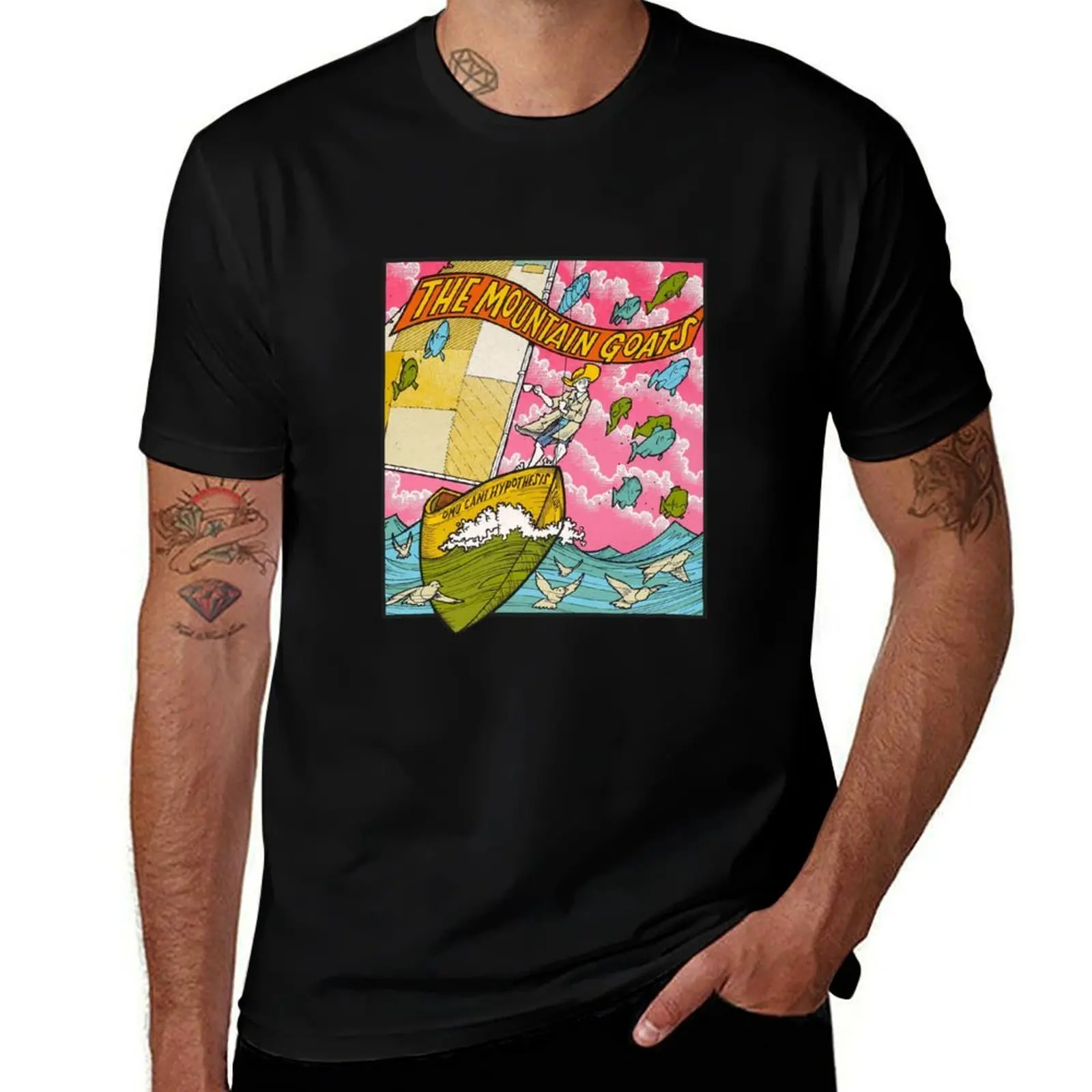 Omu Cani Hypothesis Tour T-Shirt Casual Daily Wear Short Sleeve Top T-Shirt