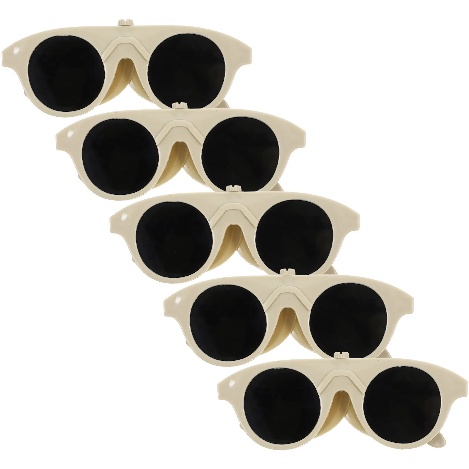 

5Pcs Welding Goggles Plastic Protective Glasses Adjustable Lens Welding Eye Safety Grinding Cutting Gear Protective Safe Glasses