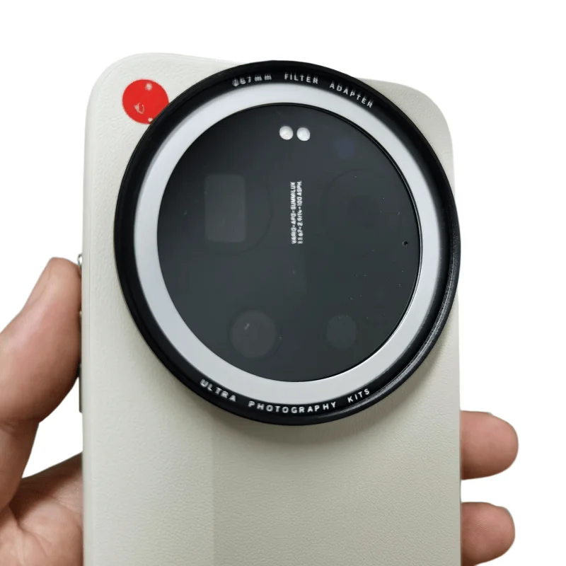 Aufsteckbarer 67mm Aluminium-Filteradapterring für Xiaomi 17 Ultra Leica Edition Offizielles Gehäuse
