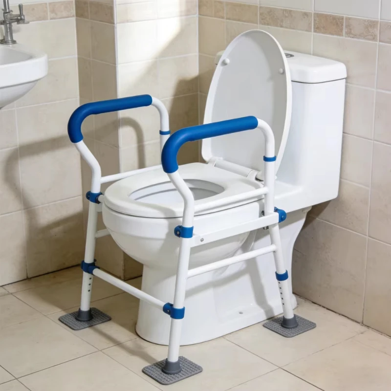 Portable carbon steel S household elderly disabled pregnant women toilet without drilling