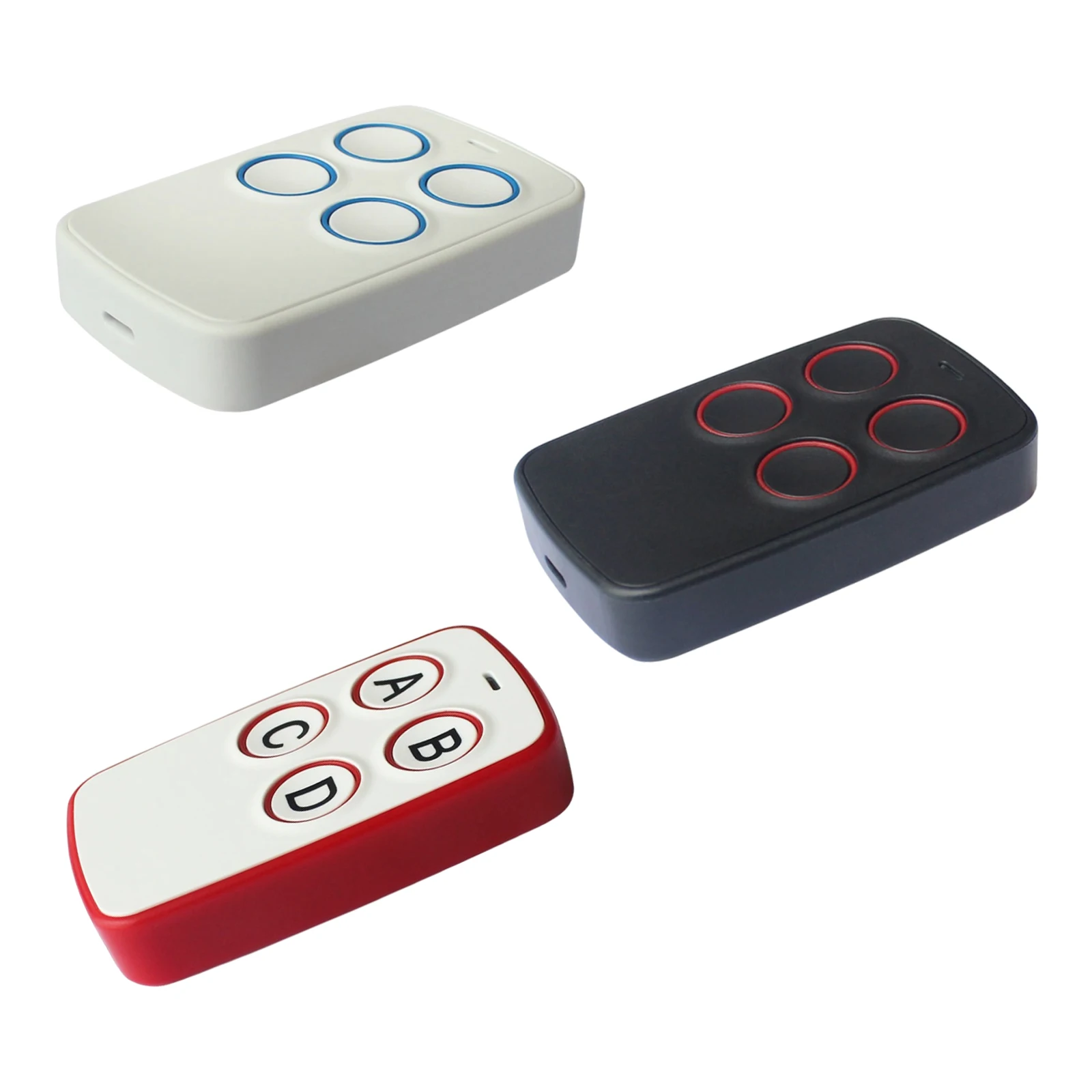 433 MHz Garage Door Openers Lightweight Garage Door Remote Duplicator 4-Buttons for Domestic Tubular Motors and External Motors