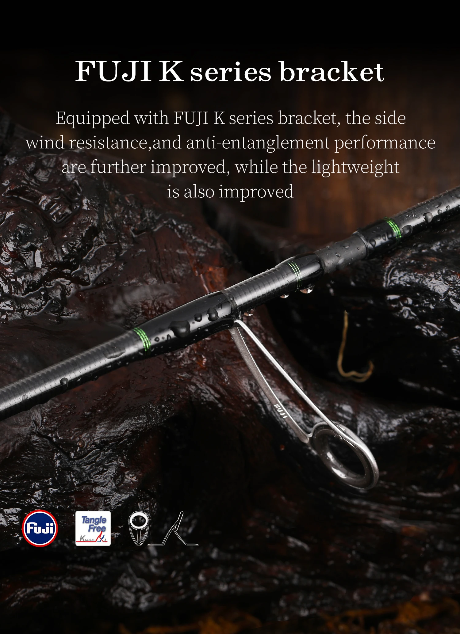 TSURINOYA INTRUDER 1,6/1,68/1,8/1,98m 5-teilige tragbare Spinn- und Casting-Angelrute für Forelle, Barsch, Bergbäche, packbare Rute – Detail 20