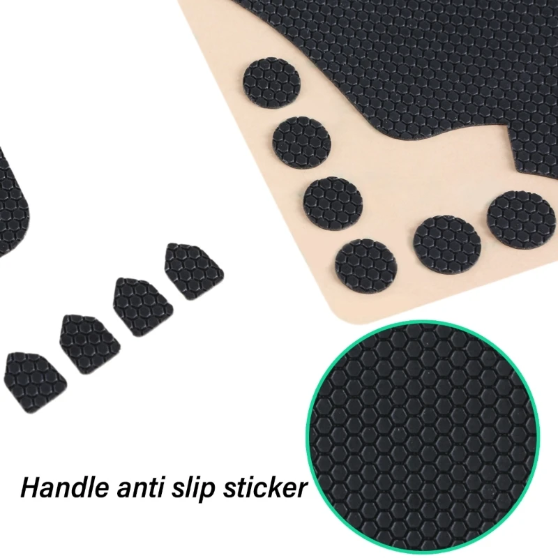 Controller not Slip Grip Stickers Sweat Absorbing Textured Soft Pad for Enhances Gaming Experience Suitable for p5 87HC