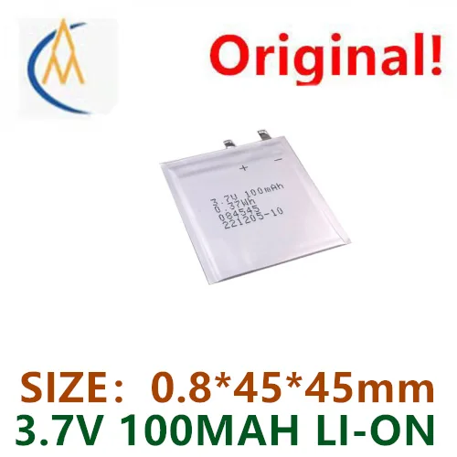 buy more will cheap 3.7V 084545 100mAh polymer lithium battery 1mm thick lithium card battery ultra-thin lithium battery