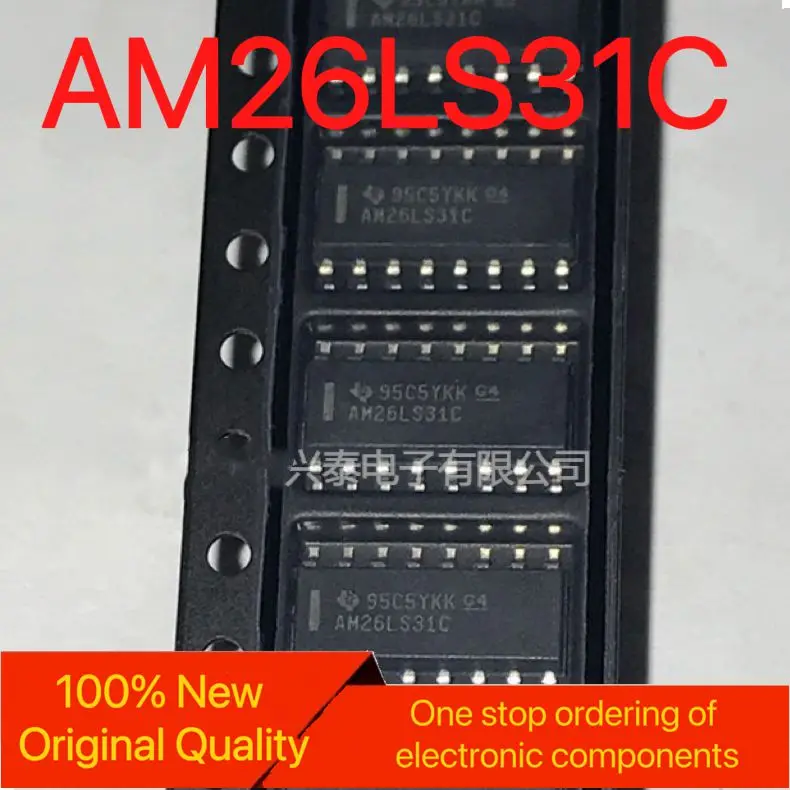 【5PCS】New AM26LS31C AM26LS31CDR Quad Driver Chip SOP-16 Quality Assurance